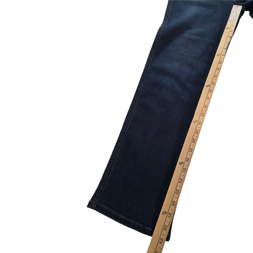NWT Gloria Vanderbilt Shape Effect Pull On Straight Jeans Women 10S Dark Wash - Picture 10 of 16
